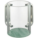 Perspex Clear Washing Cup 13 cm - Silver Handles - UK42922