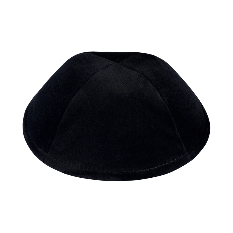 IKIPPAH BLACK VELVET - RIMLESS YARMULKE 8