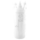 Plastic Torah Scroll 28cm - In Silvered Jerusalem Theme -sephardic