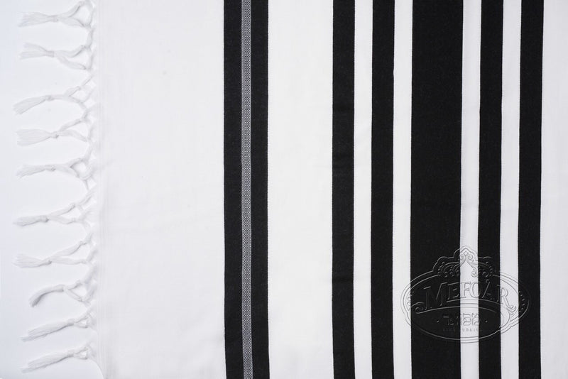 Wool Tallis Rimon - Elite Larg  NonSlip UltraLight Lining + S/B + M/B Thick AY Strings - 59" x 72"