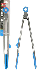 The Kosher Cook - 12" Locking Tongs - Blue/ Dairy