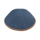 IKIPPAH DENIM W/ CAMEL RIM YARMULKE 5