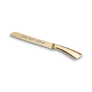 Gold Stainless Steel Knife "for Shabbat and Holidays" Inscription, 32 cm - UK85733