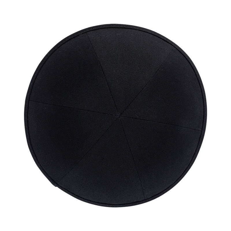 IKIPPAH BLACK COTTON YARMULKE - 6 Part 9