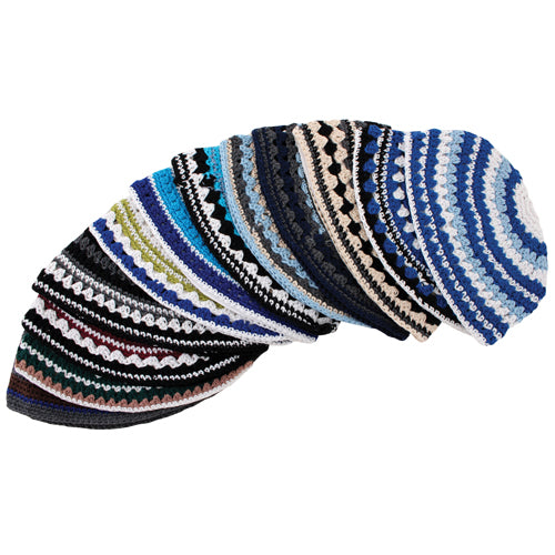 Knit Kippah 22-26cm - Assorted Designs