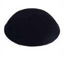 IKIPPAH BLACK KNIT KIPPAH 20 CM