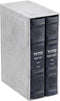 Machzor Rosh Hashanah/Yom Kippur -  Hebrew English - 2 Volume - Mid Size - Sefard - Faux Leather - Navy