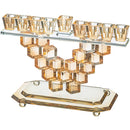 Crystal Elegant Menorah - 16cm - UK80443