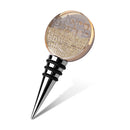 Crystal Wine Stopper 9 cm with Laser Cut Plaque - UK82888