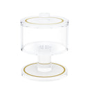 Leatherite Salt Holder - gold