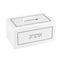 Leatherite Esrog Box - Silver