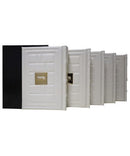 סט מחזור כונת הלב ספרדי - Antique Leather-White w/ Plate