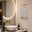 Elevated Stone Lucite Asher Yatzar Plaque
