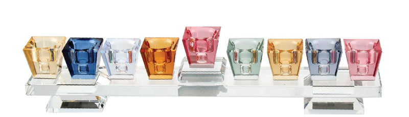 Crystal Elegant Menorah - 28x7 cm - UK42151