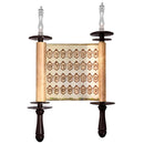 SEFER TORAH LAMINATED MEDIUM VELVET COVER