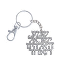 Metal Key Holder with Stones - Shema Yisroel - 6 cm - UK35969