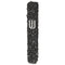 Glass Mezuzah with Stones - Black - 20 cm