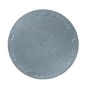 IKIPPAH BLUE GRAY LINEN W/ ALEPH BAIS YARMULKE 5
