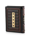 Leather Tehillim Cube Style -  brown