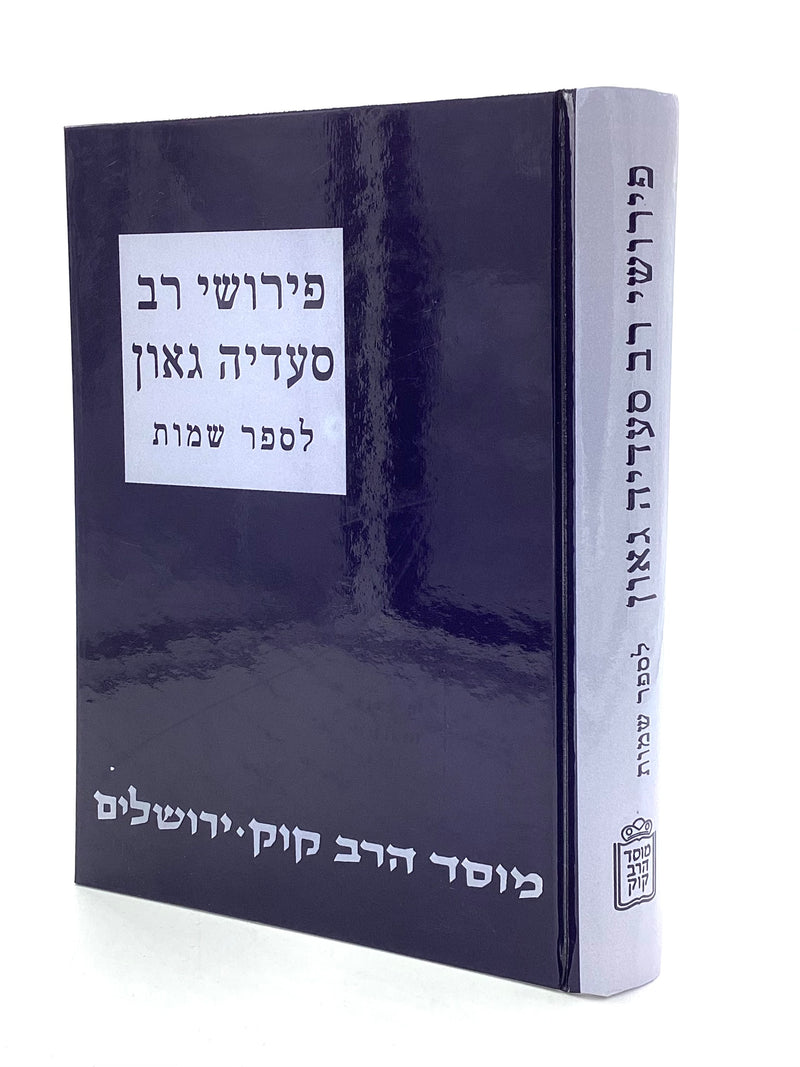 Pirushei Rav Saadya Gaon - Shemos