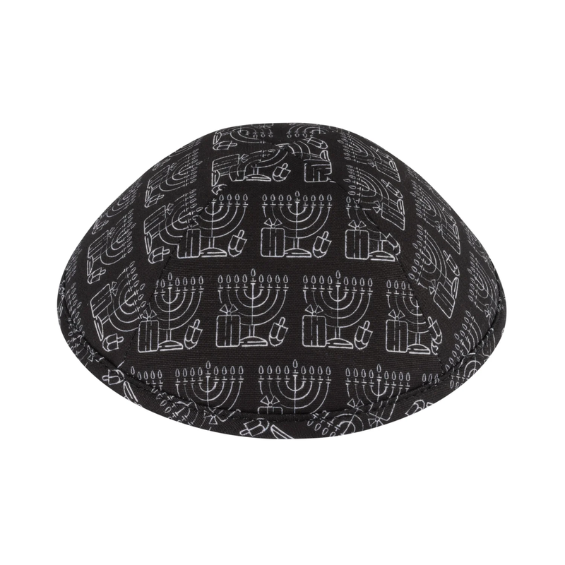 IKIPPAH CHANUKAH BLACK AND WHITE 4