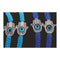 Black Shambala Bracelet - Eyes With Hamsa - Variety of Colors