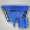 Smart Shissel bowl and cup Neggel Vasser set - Blue