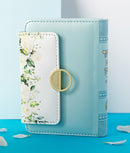 Siddur Eis Ratzon Floral Style P/S - with Tehillim - Mint Green - Edot Hamizrach