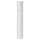 White Plastic Mezuzah with Rubber Cork 15 cm - UK21631