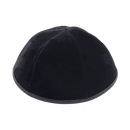 Keter Black Velvet Kippa - Rimless -6 Part