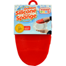 Silicone Sleeve Sponge Red