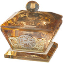 Crystal Salt Shaker 6*4 cm with Laser Cut Plaque - UK81604