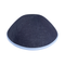 IKIPPAH NAVY DENIM W/ SKY BLUE RIM YARMULKE 5