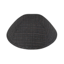 IKIPPAH BLACK & MAROON ETCH YARMULKE 5