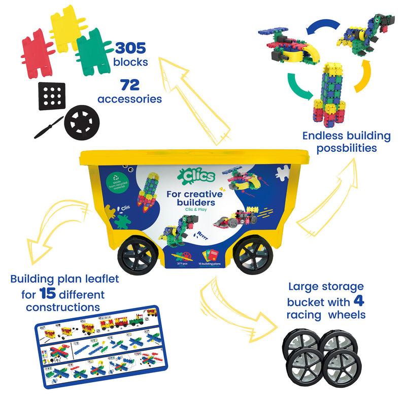 CLICS - Rollerbox 377 pcs