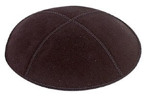 Keter Black Suede Kippa - Small
