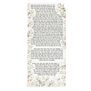 Frosted Floral Bird Nishmas Card