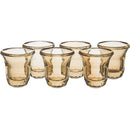 Crystal Liquer Set with 6 Cups - 6 cm - UK40552