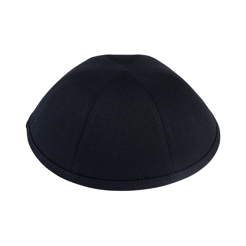 IKIPPAH BLACK COTTON YARMULKE - 6 Part 8