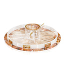 Blush Nectar Lucite Simanim Tray