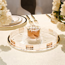 Lucent Lucite Simanim Tray - GOLD