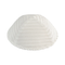 IKIPPAH STRIPED VELVET - CREAM YARMULKE