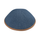 IKIPPAH DENIM W/ CAMEL RIM YARMULKE 3