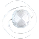 White Satin Baby Kippah 9 Cm + Strings