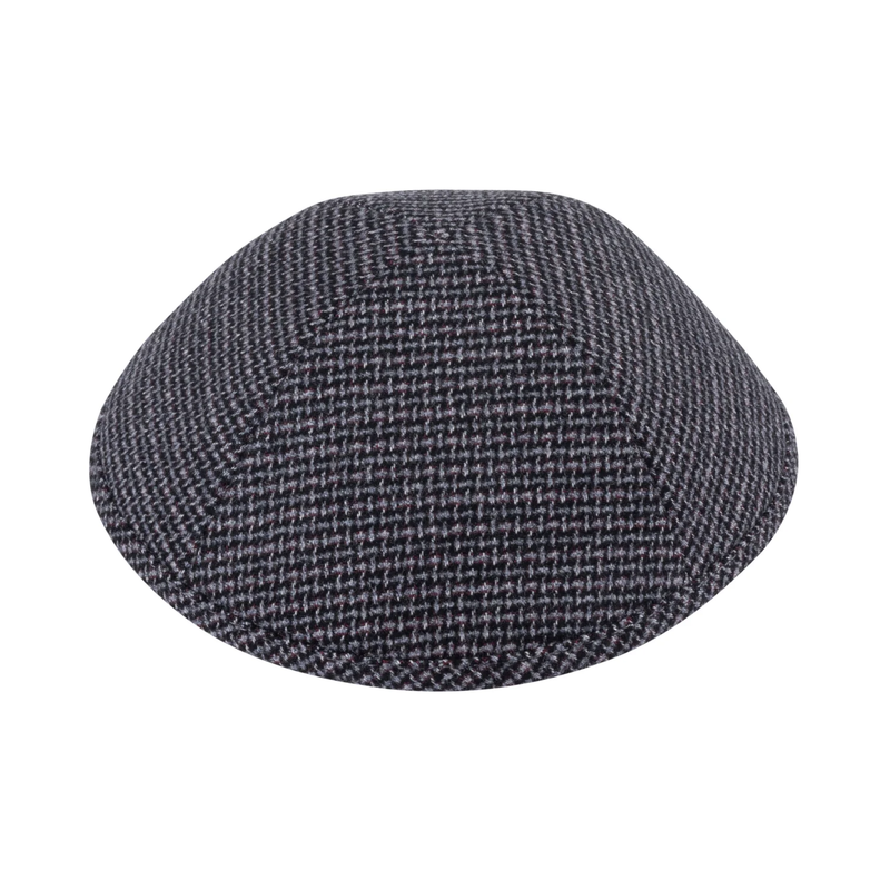 IKIPPAH BLACK DASHED YARMULKE 3