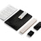 Leather Havdalah Pouch - Black and White