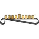 Aluminum Menorah for Oil - 30x8 cm - UK42411