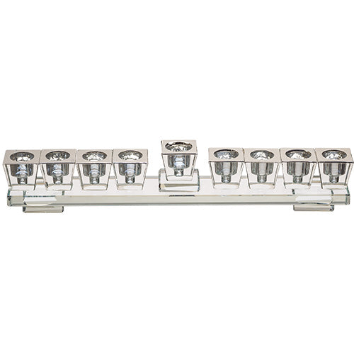 Crystal Elegant Menorah 28x7 cm