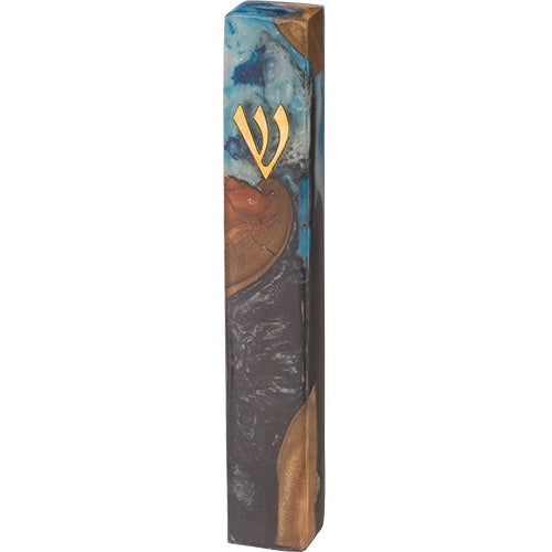 Epoxy Finish Mezuzah - Dark Gray - 25 cm