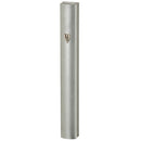 Aluminum Mezuzah with Metal SHIN 15 cm- Silver - UK23743